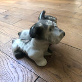 Statuette chien porcelaine ancienne