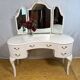 Vintage French Louis XV Style Olympus Dressing Table – Triple Mirror Vanity