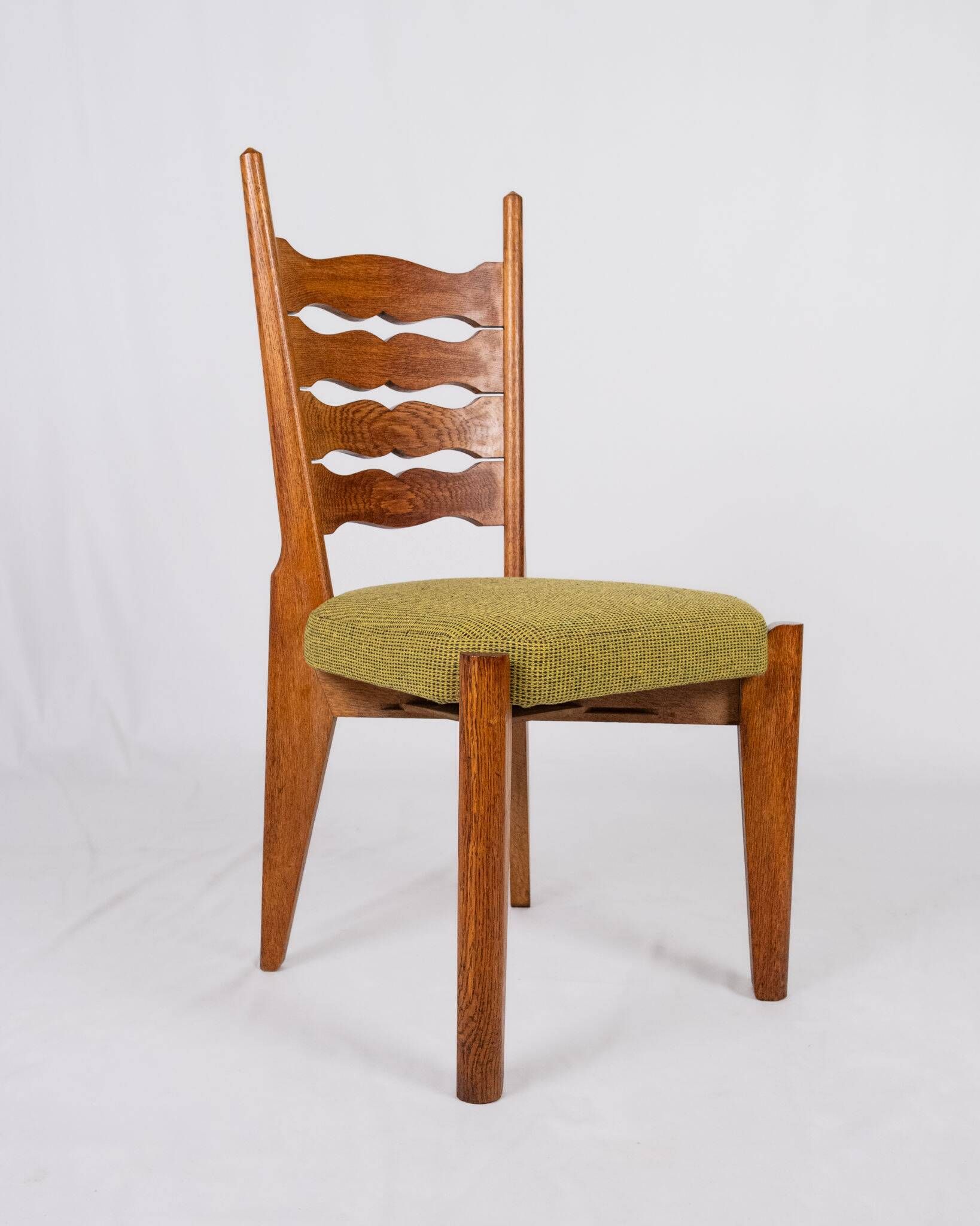 Pair of chairs by Guillerme and Chambron for Your House, France, 1950s