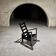 Black Lacquered Oak Modernist Armchair, 1960
