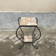 Wrought iron side table