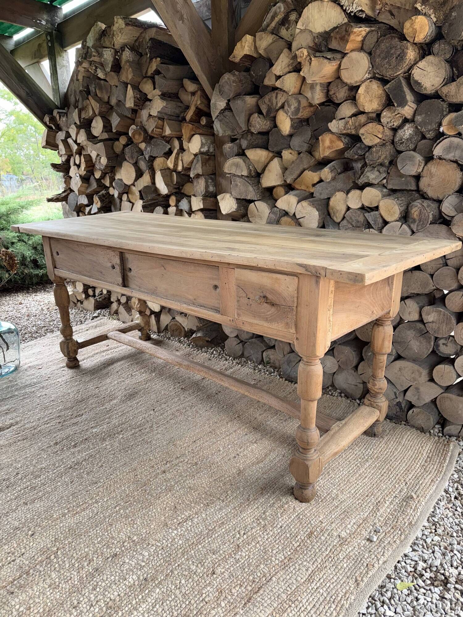 Work table or renovated antique draper's table