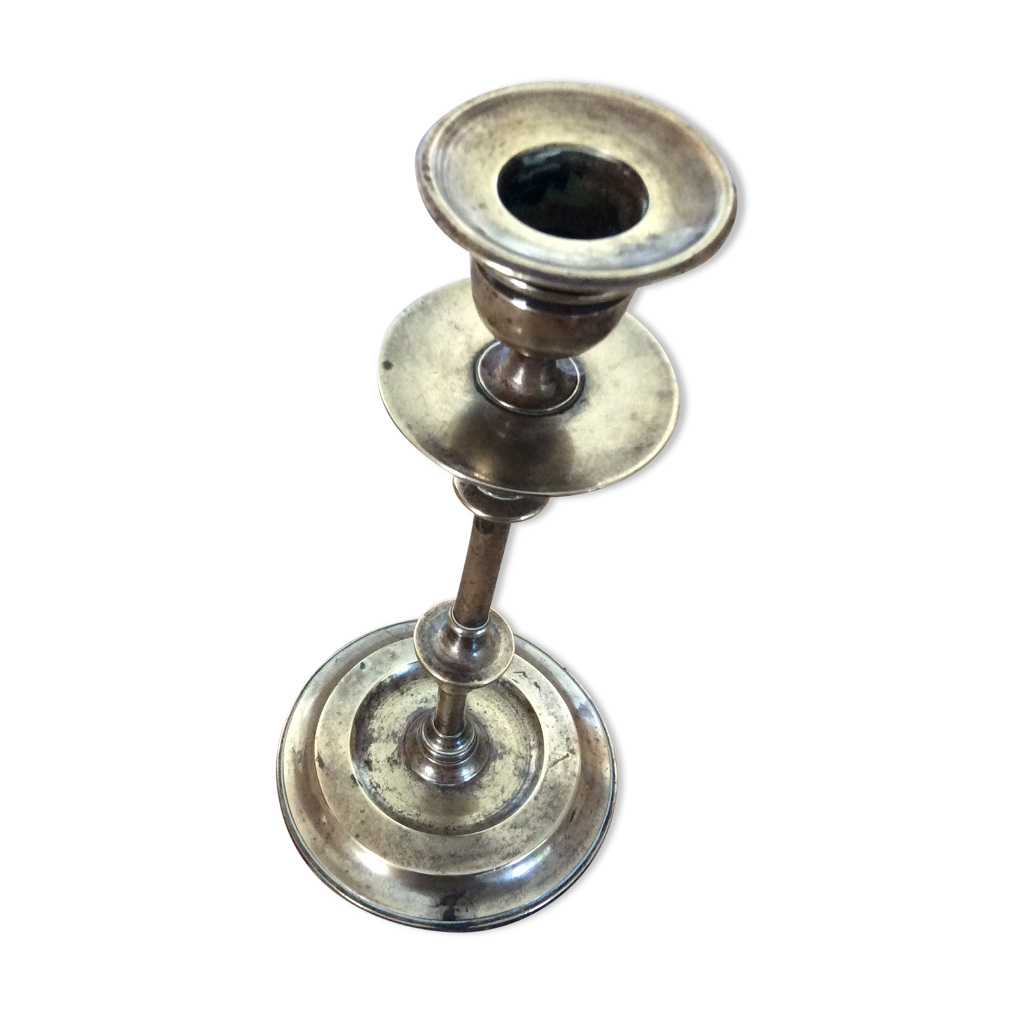 Copper candle holder