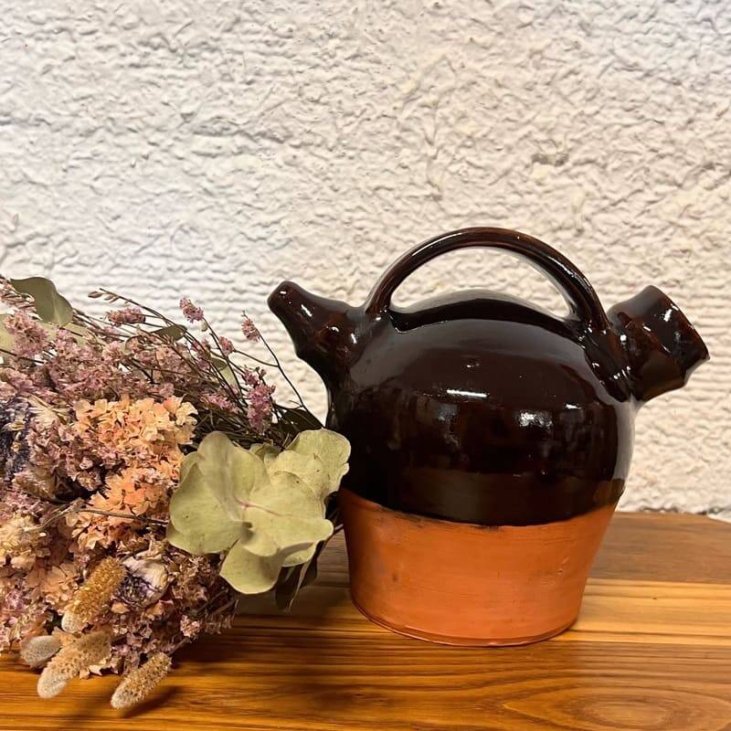 Glazed terracotta gargoulette