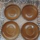 4 antique glazed stoneware cups