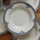 7 ironstone soup plates from Adrianople, Saint Amand and Hamage