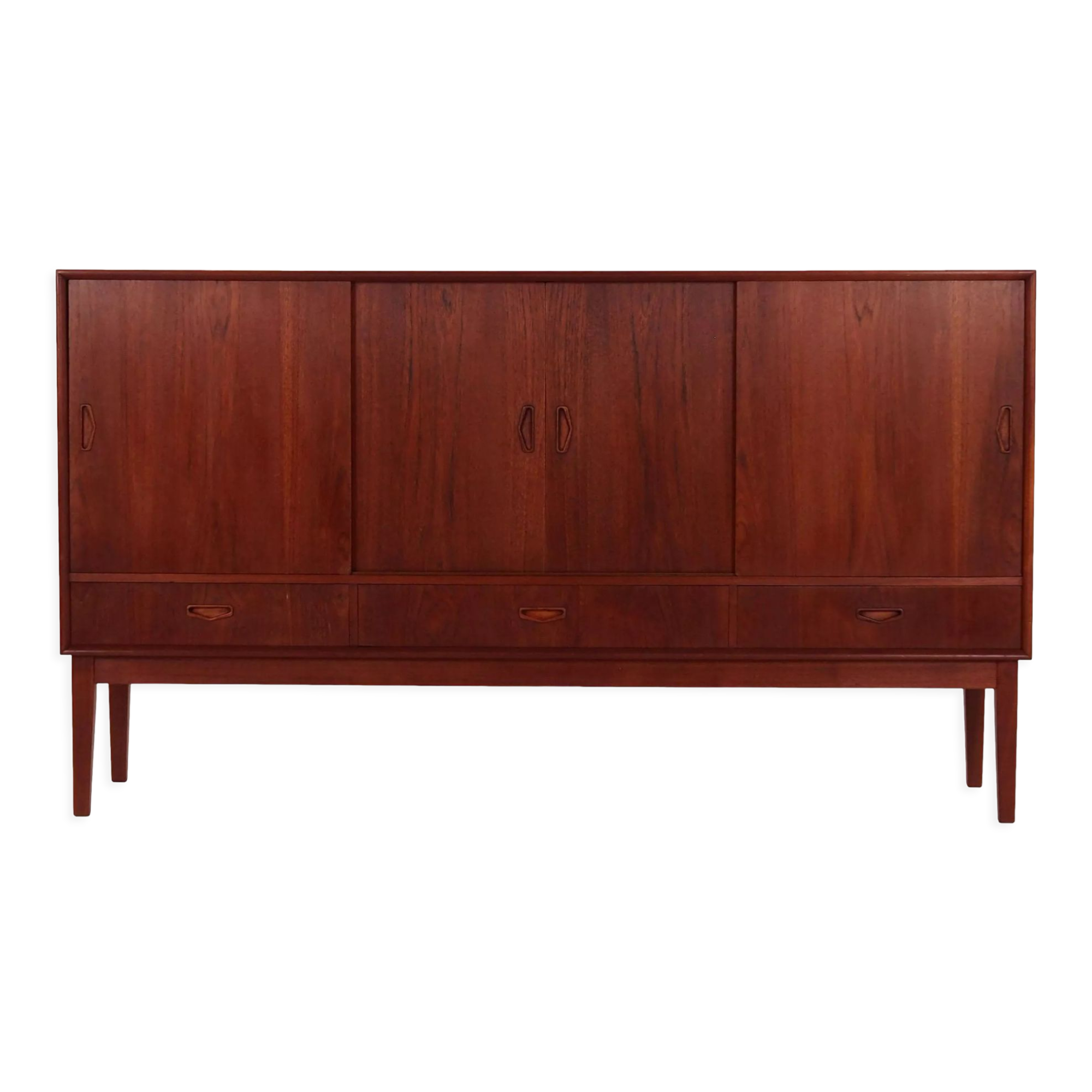 Highboard teak scandinavian design of the 70s