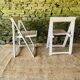 Paire de 2 chaises pliantes made in Italy