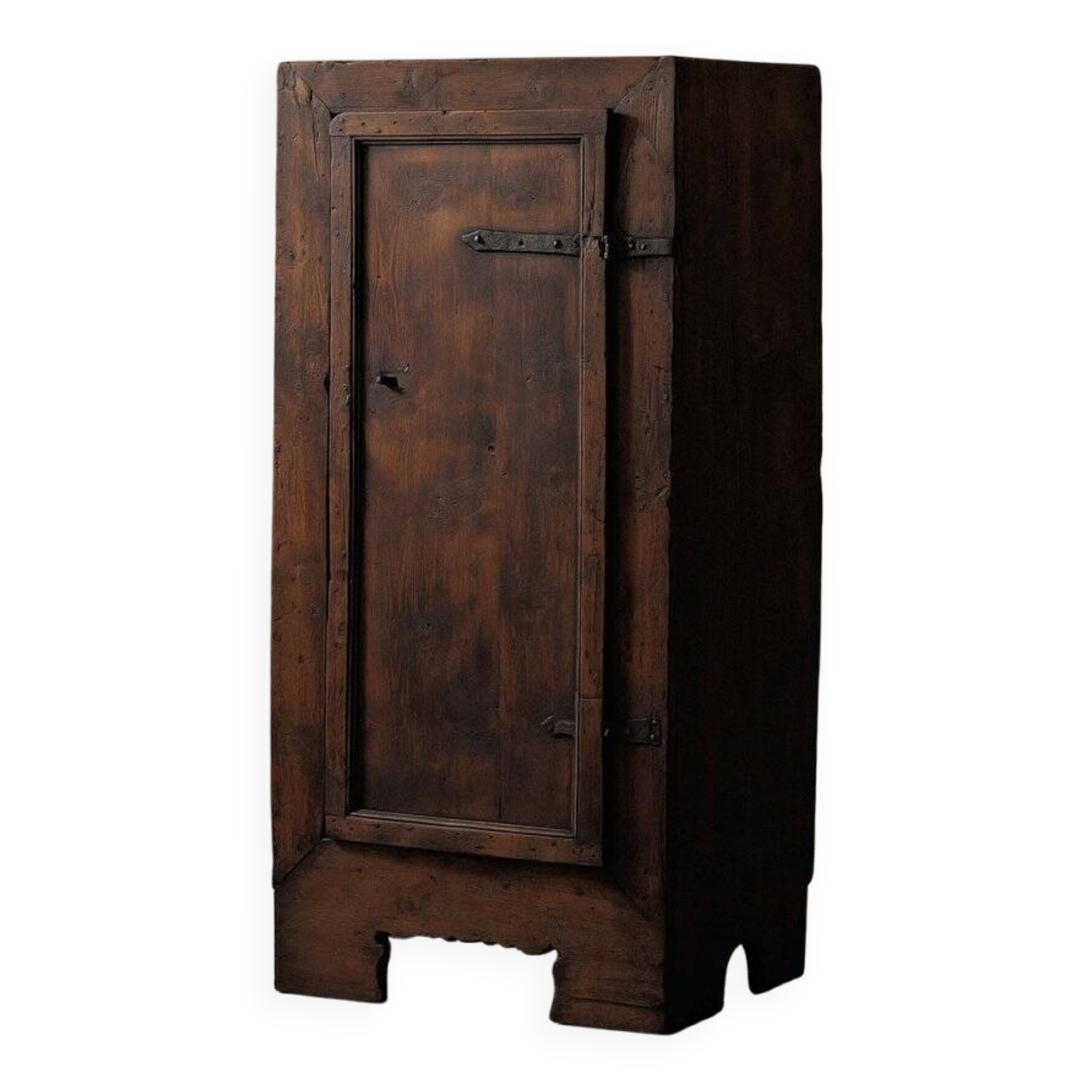 Bonnetière alpine en sapin – Piémont, XVIIIᵉ siècle, art populaire