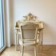 Old Hairdresser / Console / Small Secretary Desk + Rattan Chair