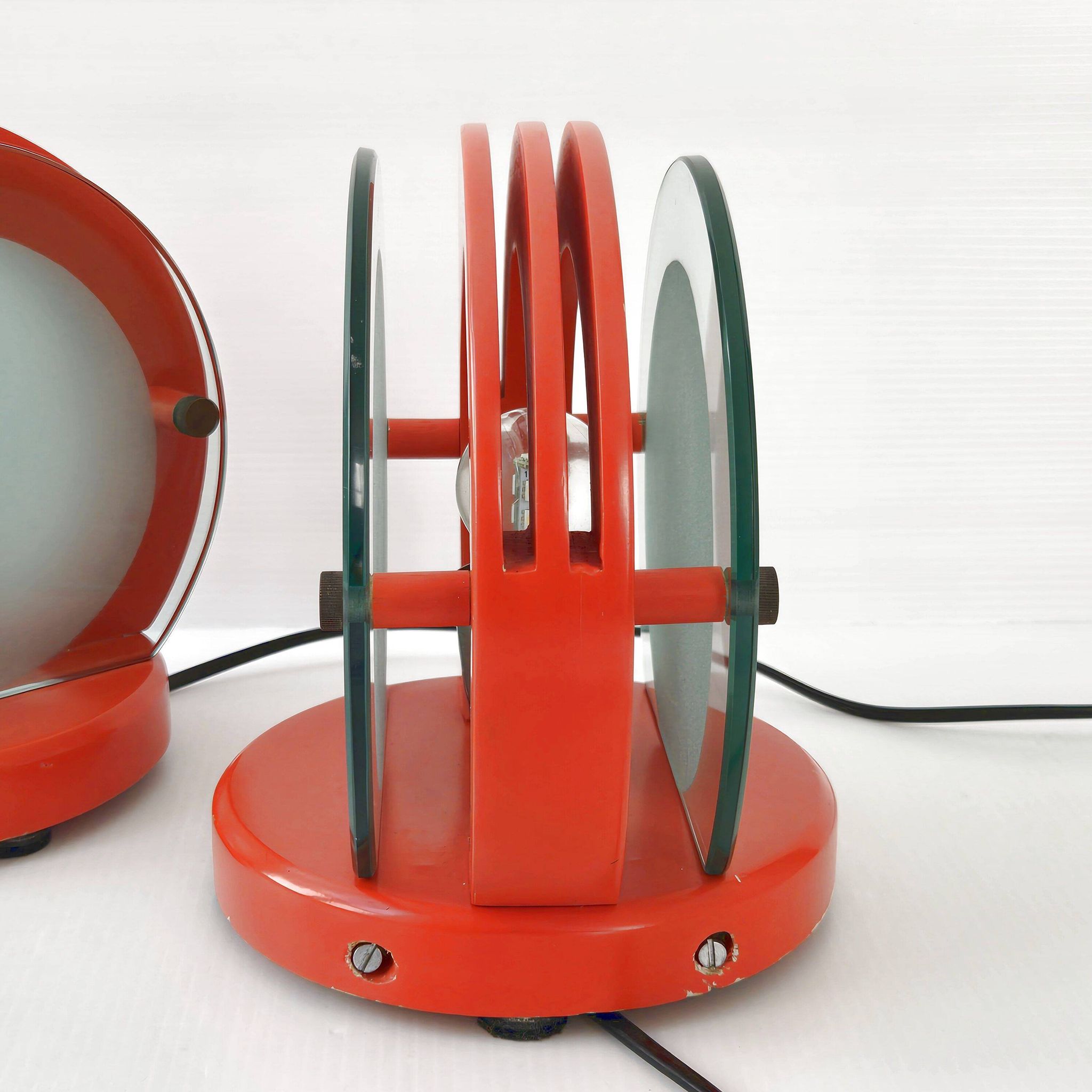 Paire de lampes vintage 1970