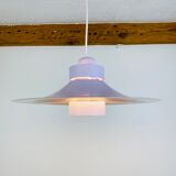 Scandinavian pendant lamp Horn 755 60s space age purple