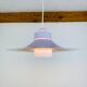 Scandinavian suspension lamp Horn 755 from the 1960s space age in mauve.