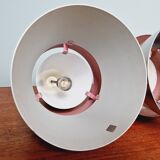 Lot de 3 suspensions scandinaves en aluminium, J. Hammerborg,  1960