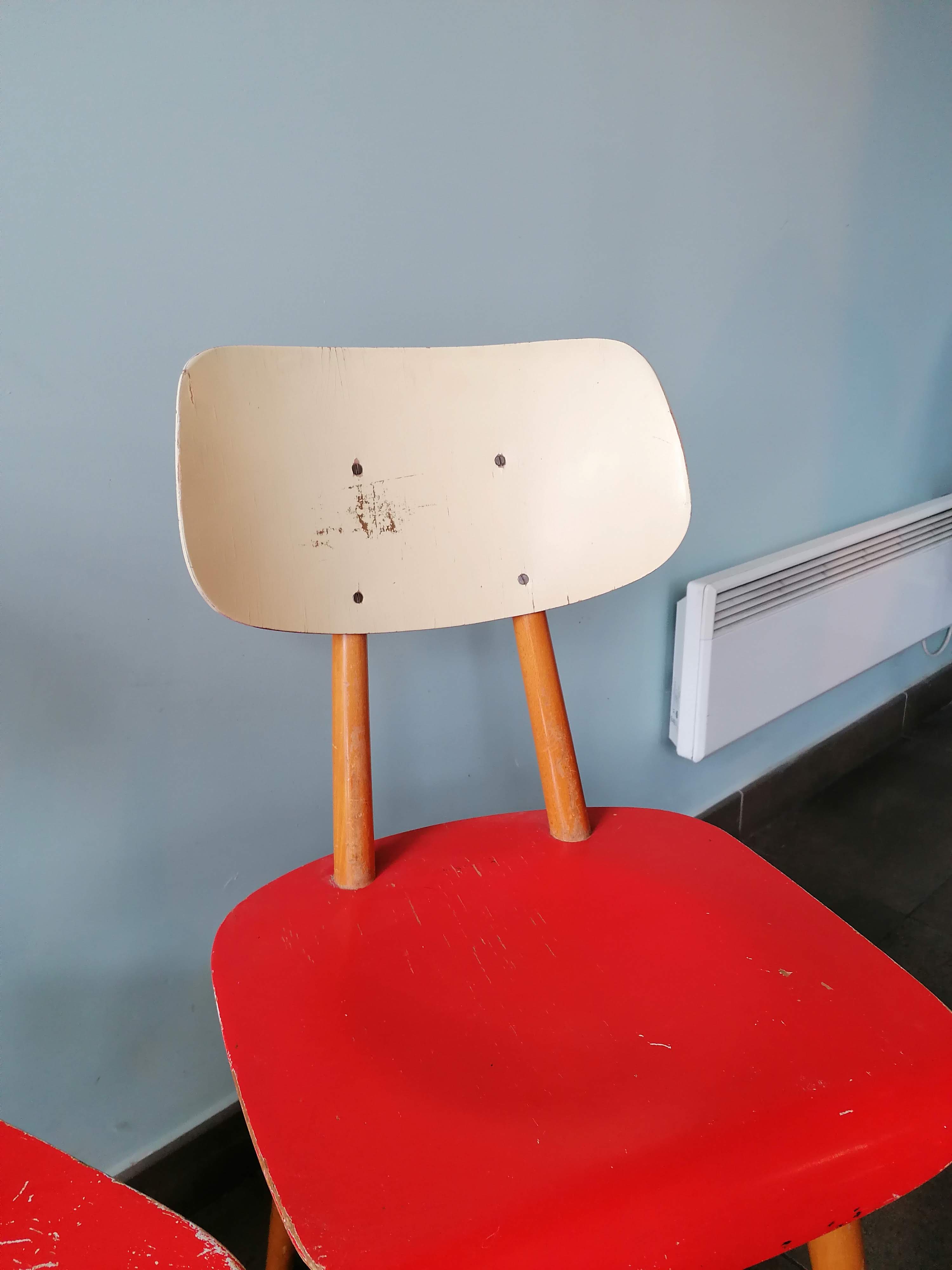 Set of 2 chair Ton (Thonet)ex Czechoslovakia, 1960