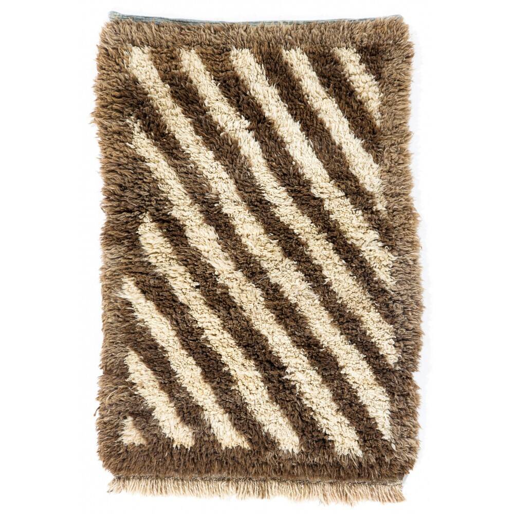 New Hand Knotted Tulu Rug made of Natural Undyed Wool