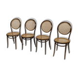 Ensemble vintage de quatre chaises Michael Thonet ZPM Radomsko Design