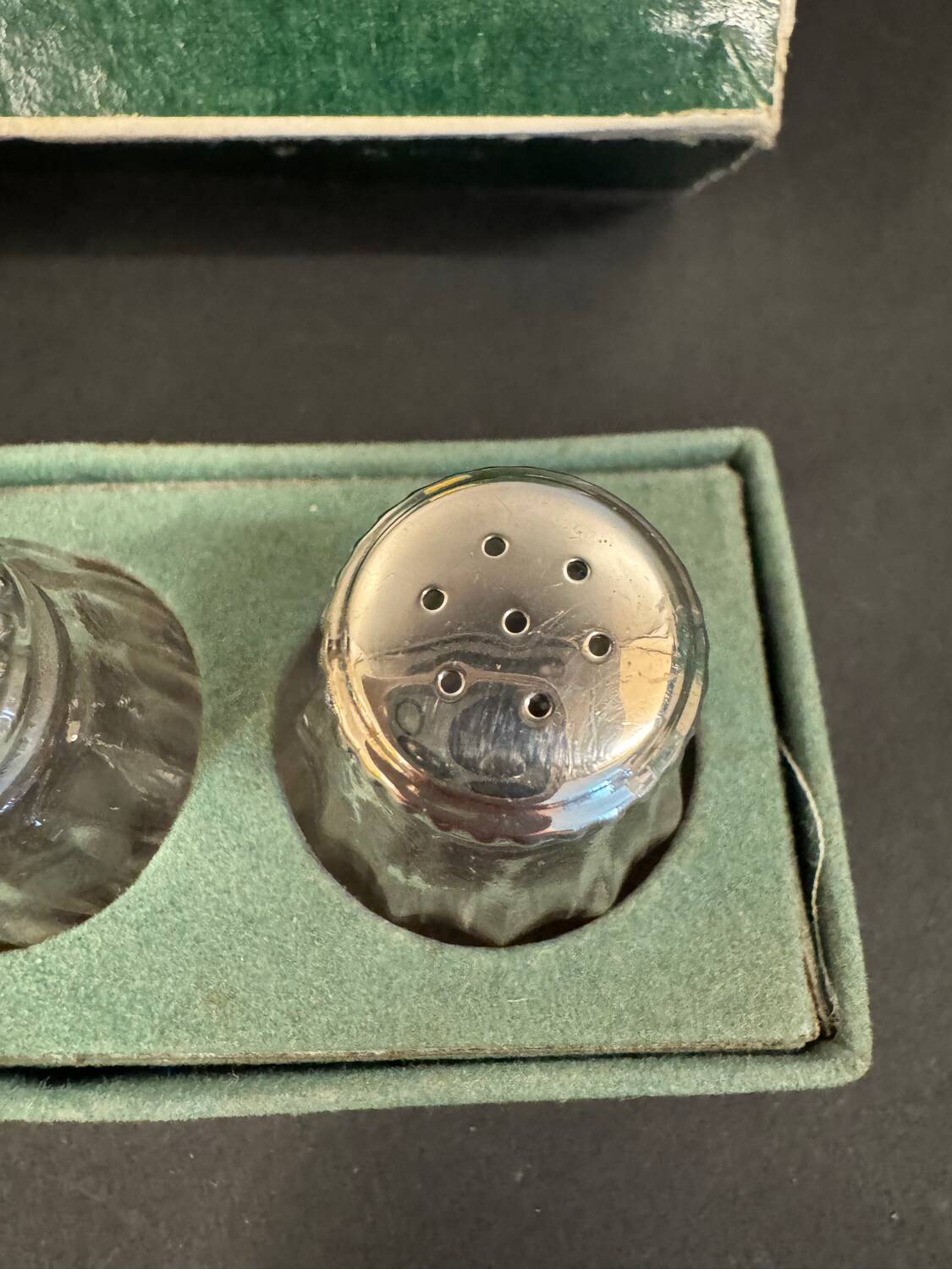 Christofle – 4 salt shakers – Solid silver