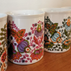 6 cups service, vintage mugs from the 70s, Staffordshire Kiln Craft
