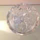 Cylinder vase in chiseled crystal / vintage 60s-70s