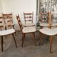 Set de 6 chaises bistrots Hiller, vers 1960