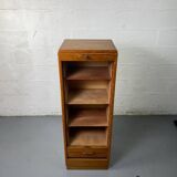 Vintage curtain file cabinet