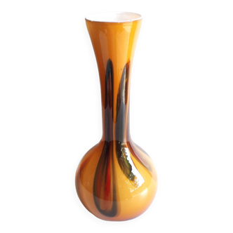 Vase vintage - Verre multicouches - 1970