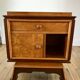 Bedside table in orm magnifying glass art deco 30s
