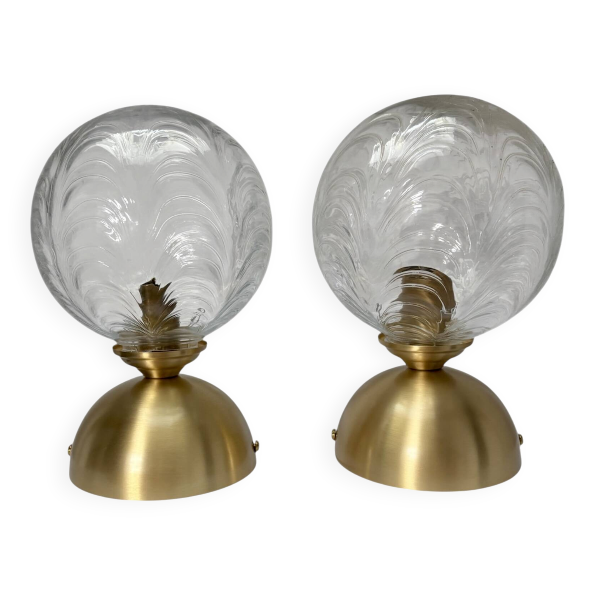 Pair of wall or ceiling lights - balls