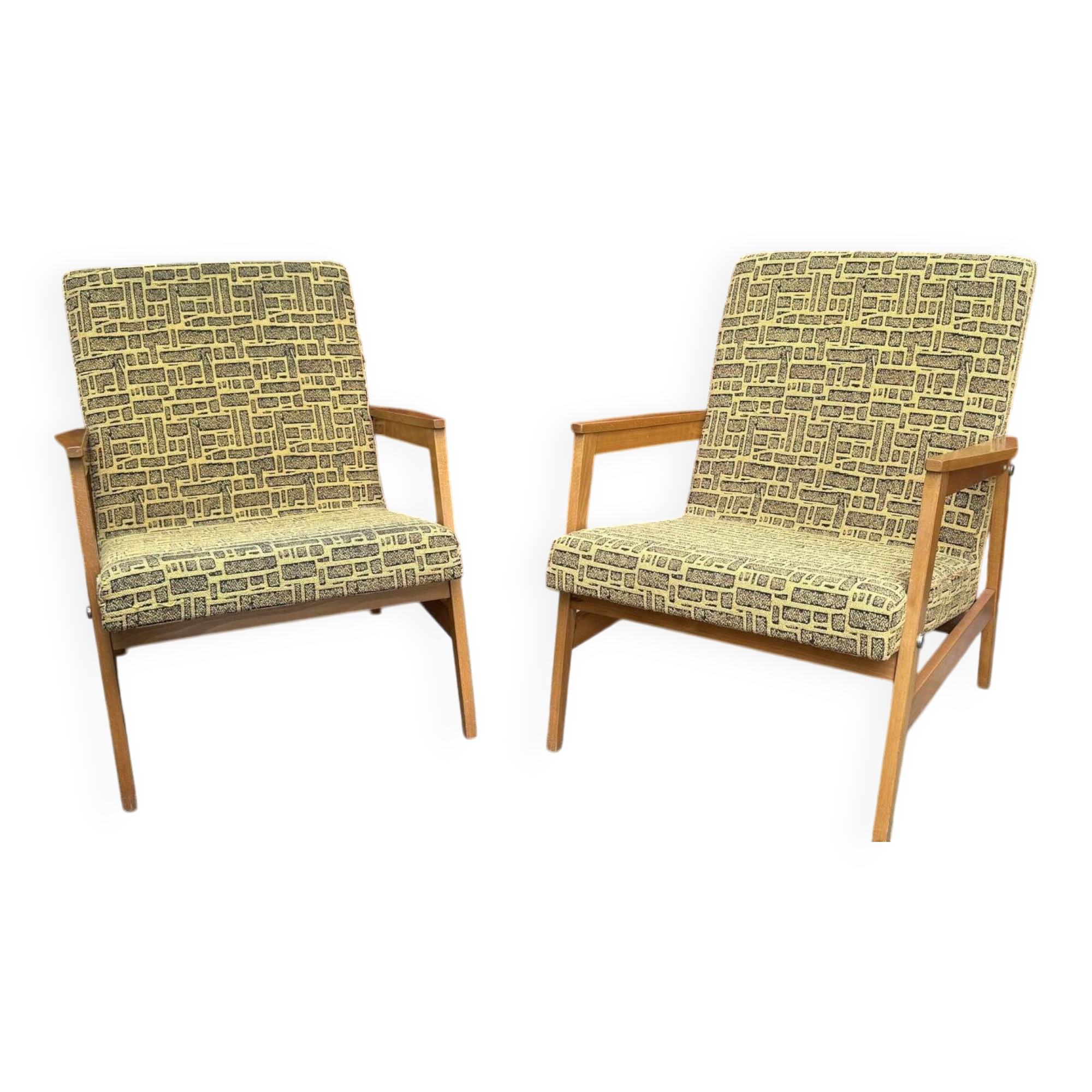 Mid-Century Armchairs Györgyi 1960s, Set of