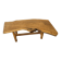 Vintage wooden brutalist coffee table, 1960s