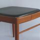 Ottoman - Stool, Teak - Artificial Leather, H.W. Klein for Bramin, Denmark - 1960s