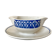 Saucière Digoin Sarreguemines blue 30s