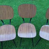Set of chairs in Formica 1960