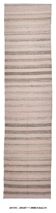 pink brown wool runner rug, Turkish vintage runner kilim  67x293 cm