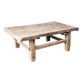 Antique Elm Coffee Table 1920
