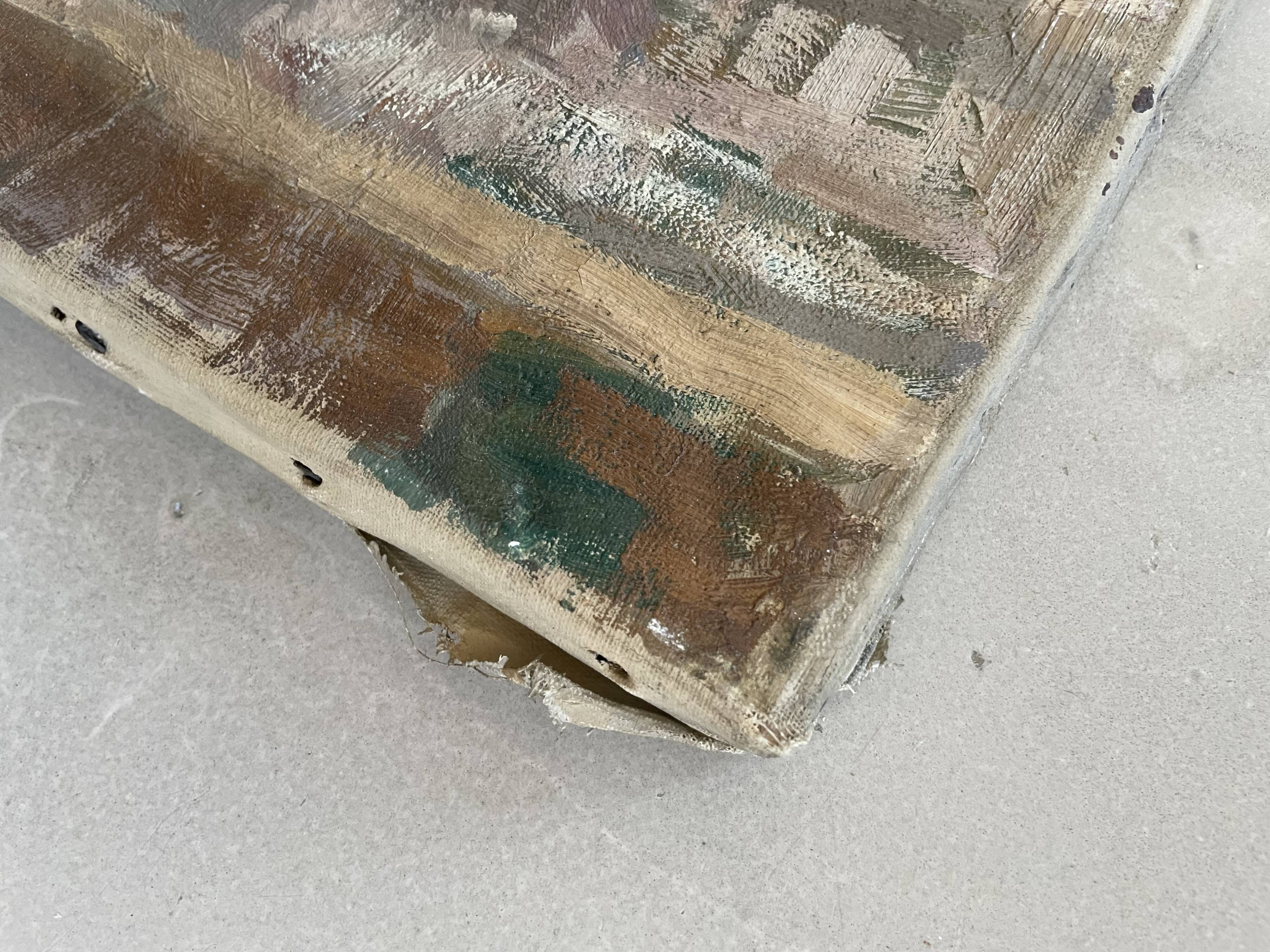 Old still life signed Georges Schirmann 1947