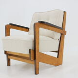 1930's unique cubist armchair, Czechoslovakia