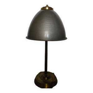 lampe métal socle laiton