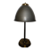 lampe métal socle laiton dorée