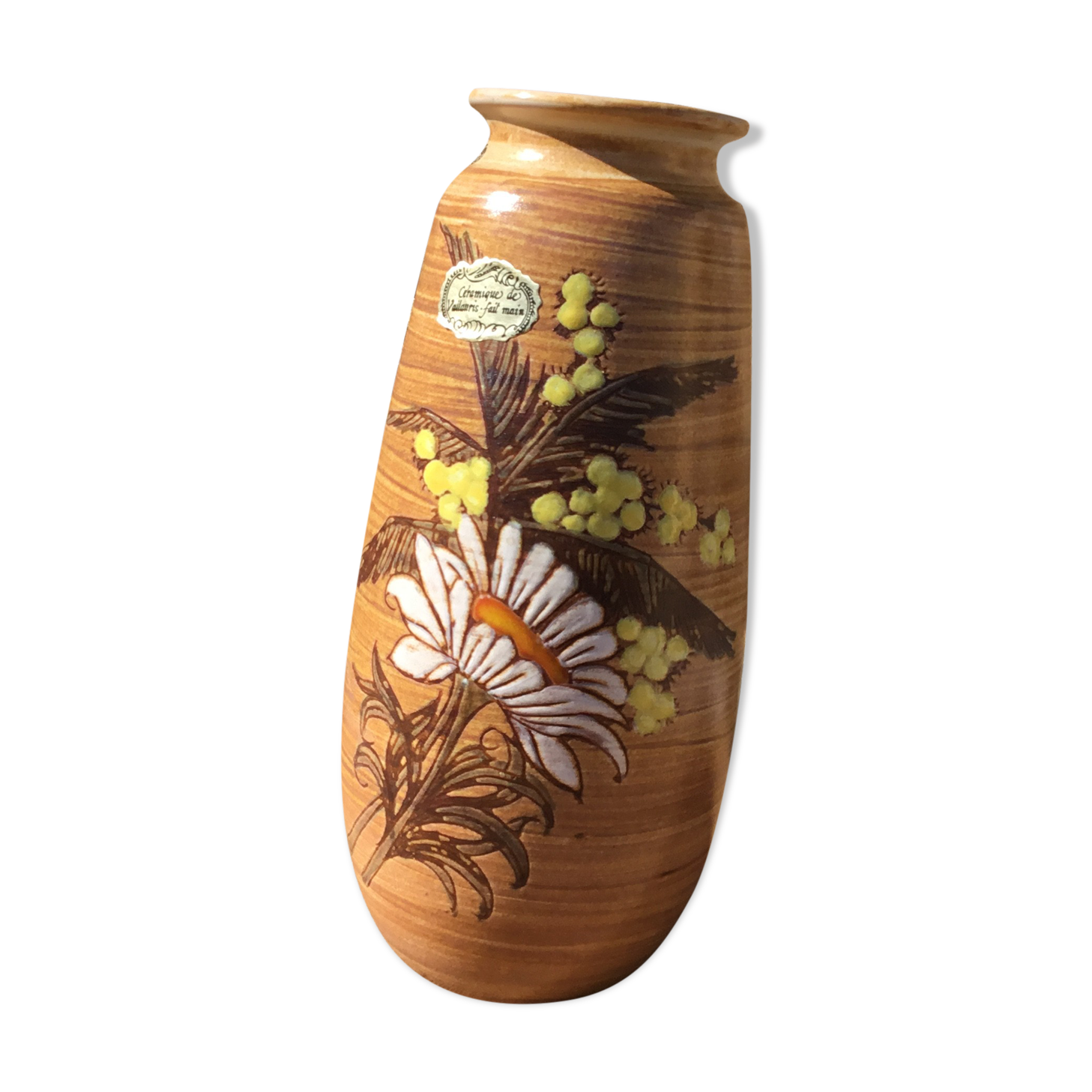 Vase Vallauris signé