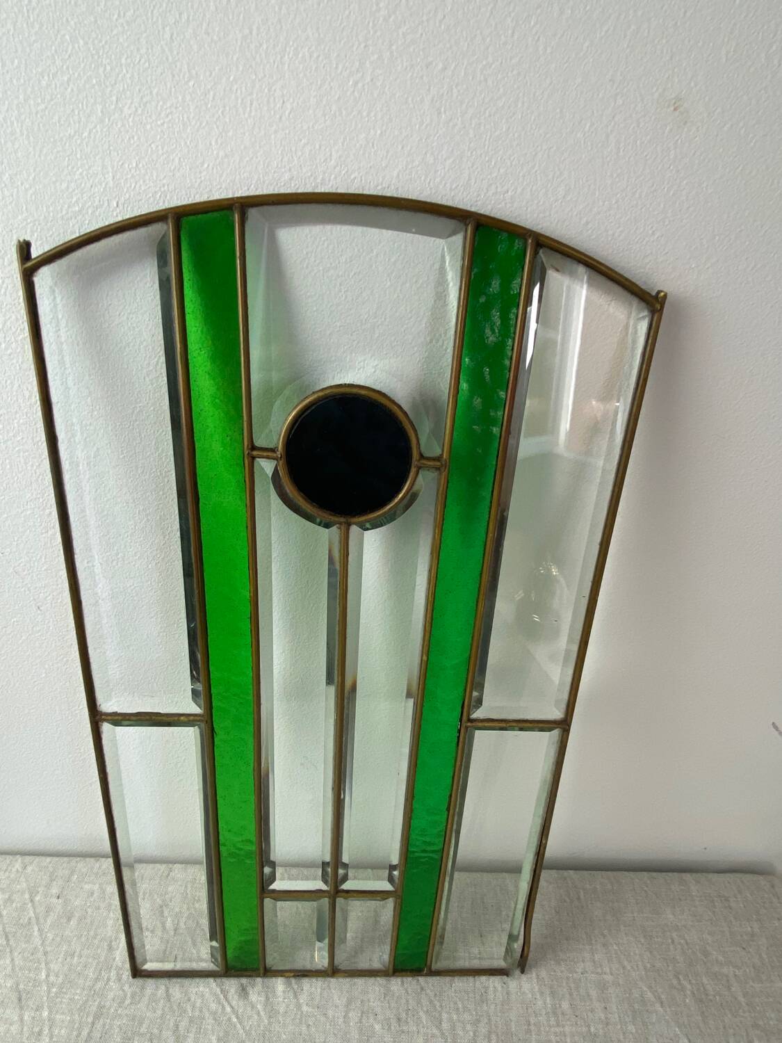 Stained glass beveled and cabochon