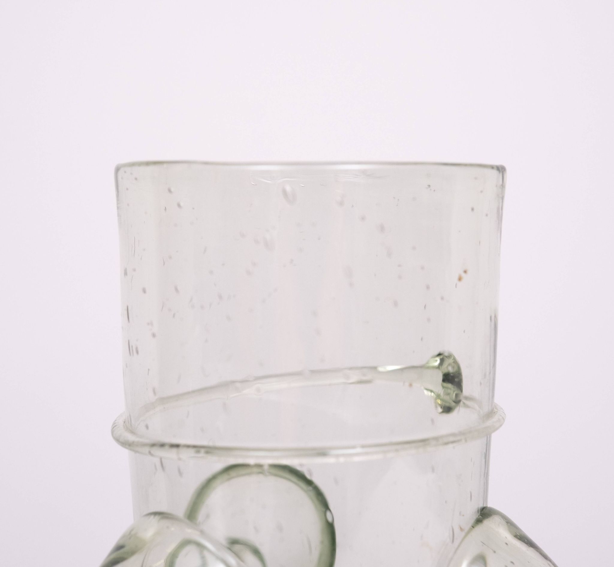 Vase en verre d'art vénitien du début du XXe siècle