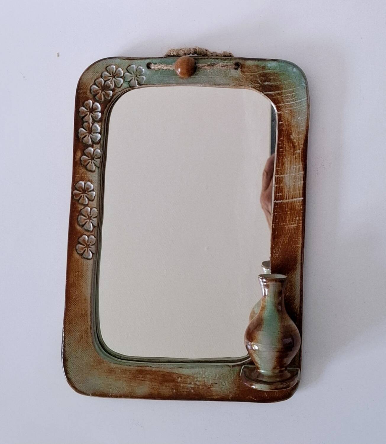 Miroir céramique 70's
