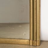 Miroir Louis Philippe en or jaune du XIXe siècle