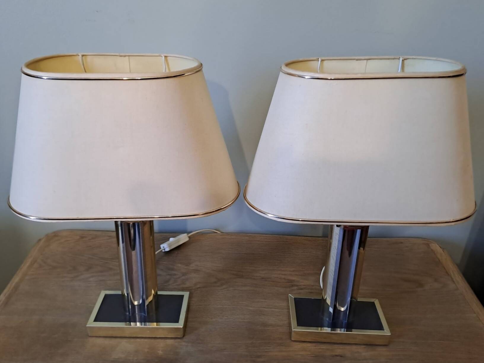 Paire de lampes art déco