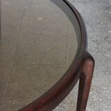 Large Mid-Century Coffee Table in Mahogany