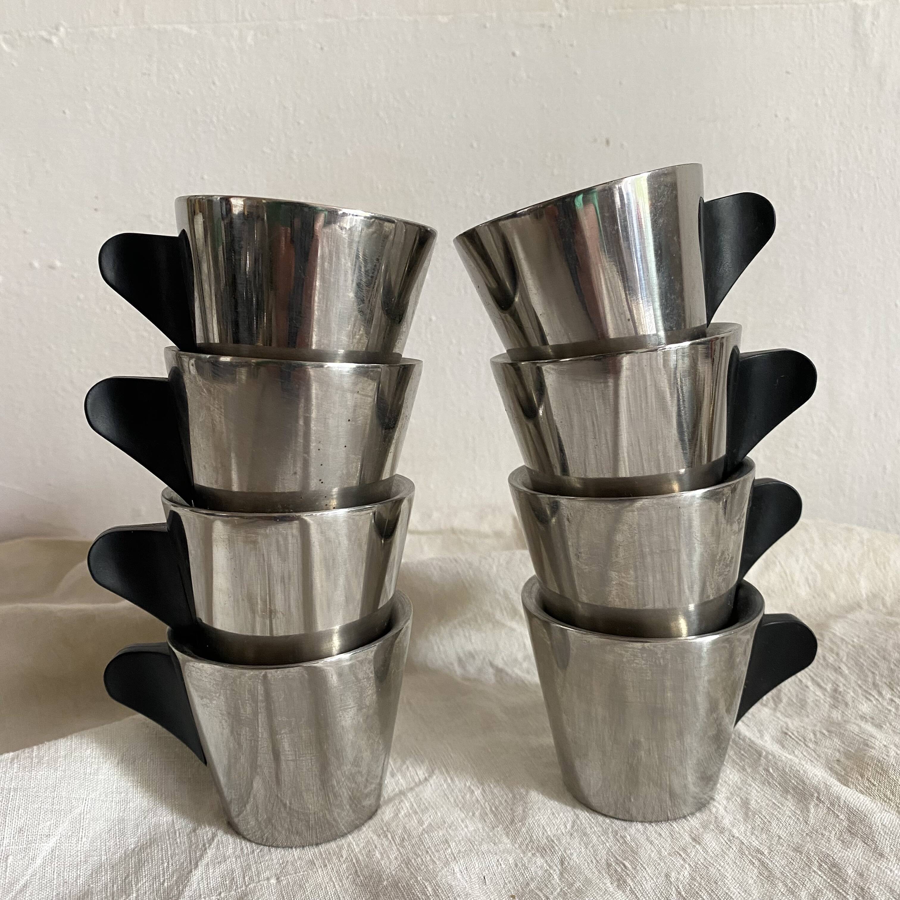 60s stainless steel espresso cups