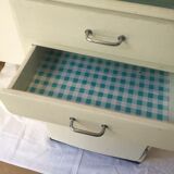 Vintage wooden storage cabinet