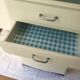 Meuble de rangement vintage en bois